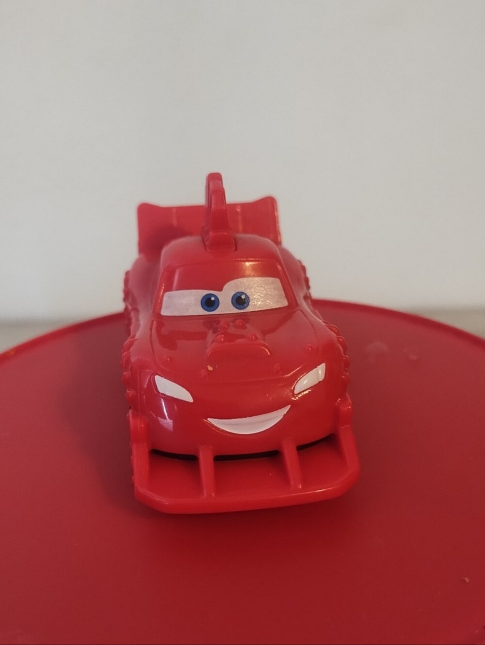 Disney 2022 Cars On The Road Rumbler Lightning McQueen plastic